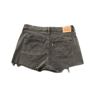Levi's 501 Women's Shorts, Black/Gray, Size W33